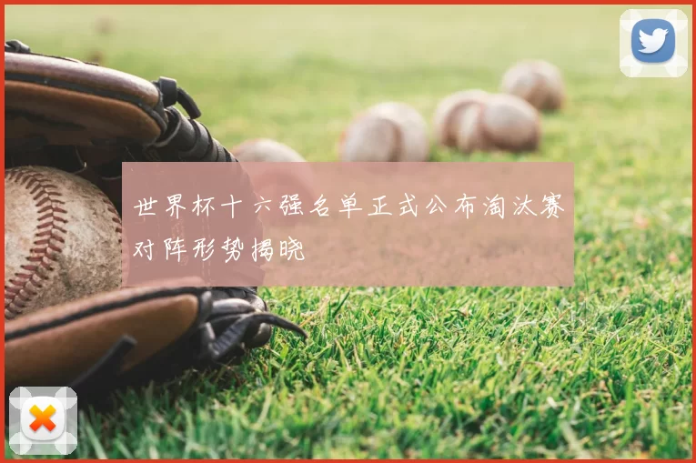 世界杯十六强名单正式公布淘汰赛对阵形势揭晓
